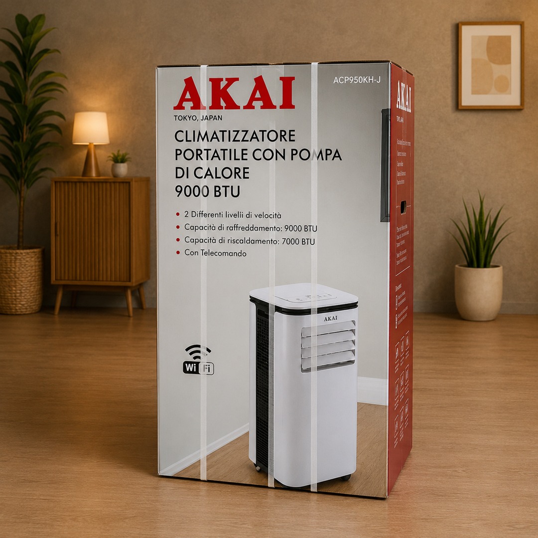 Akai 9000 BTU Hot & Cold Portable Air Conditioner - Image 2